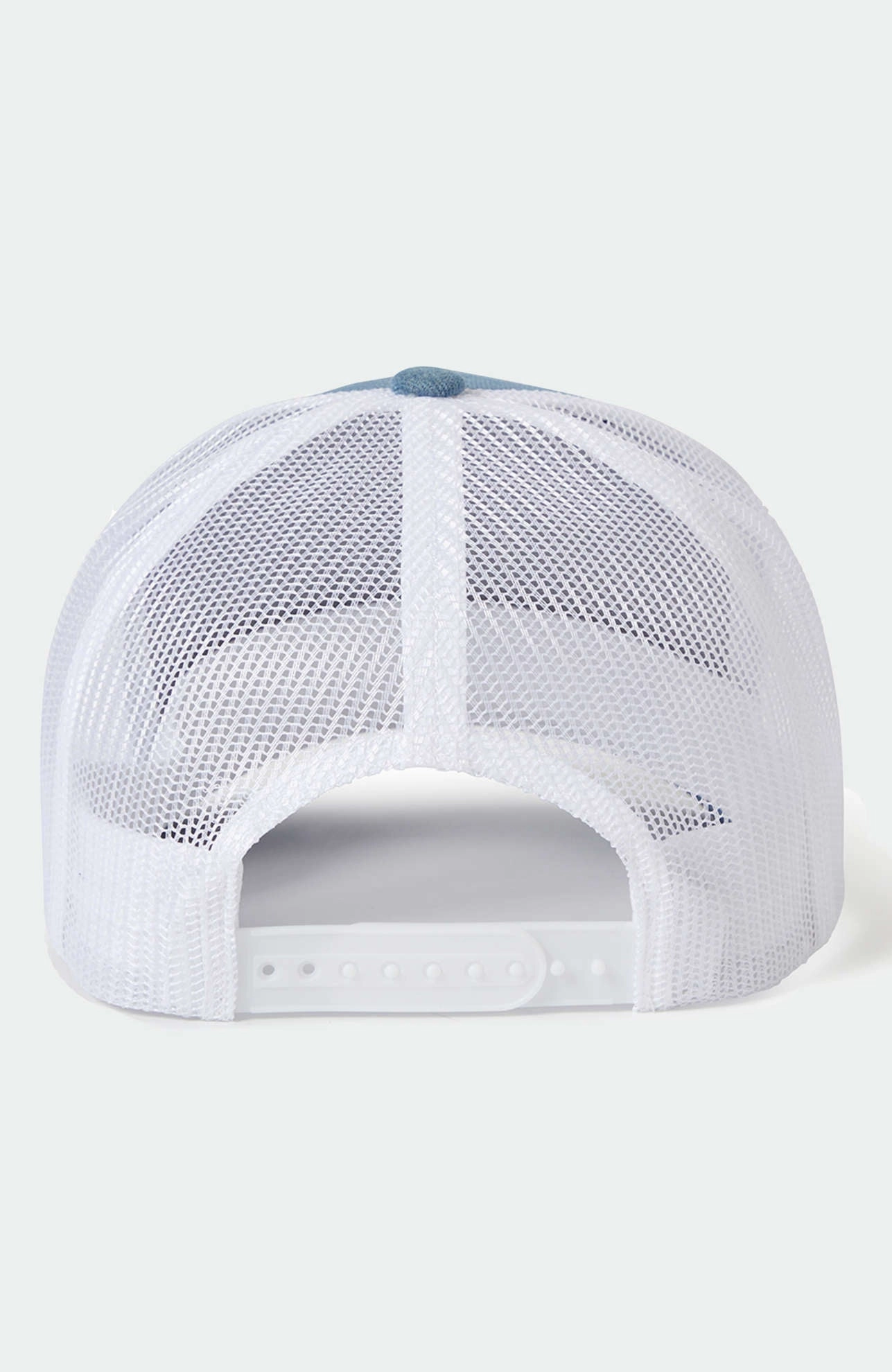 Alpha Block NetPlus Trucker Hat - Denim/White