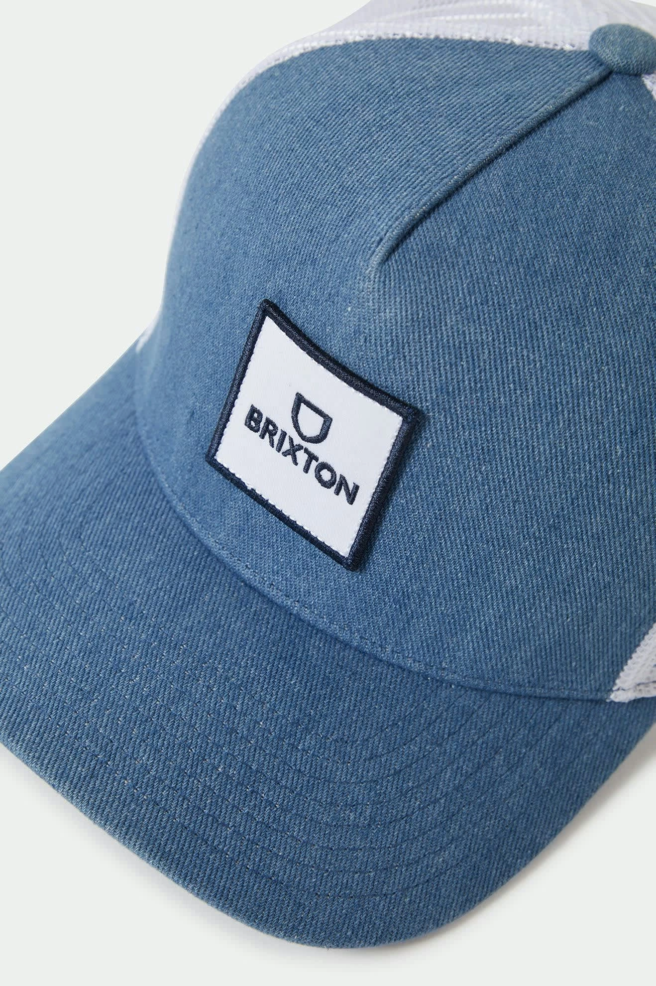 Alpha Block NetPlus Trucker Hat - Denim/White