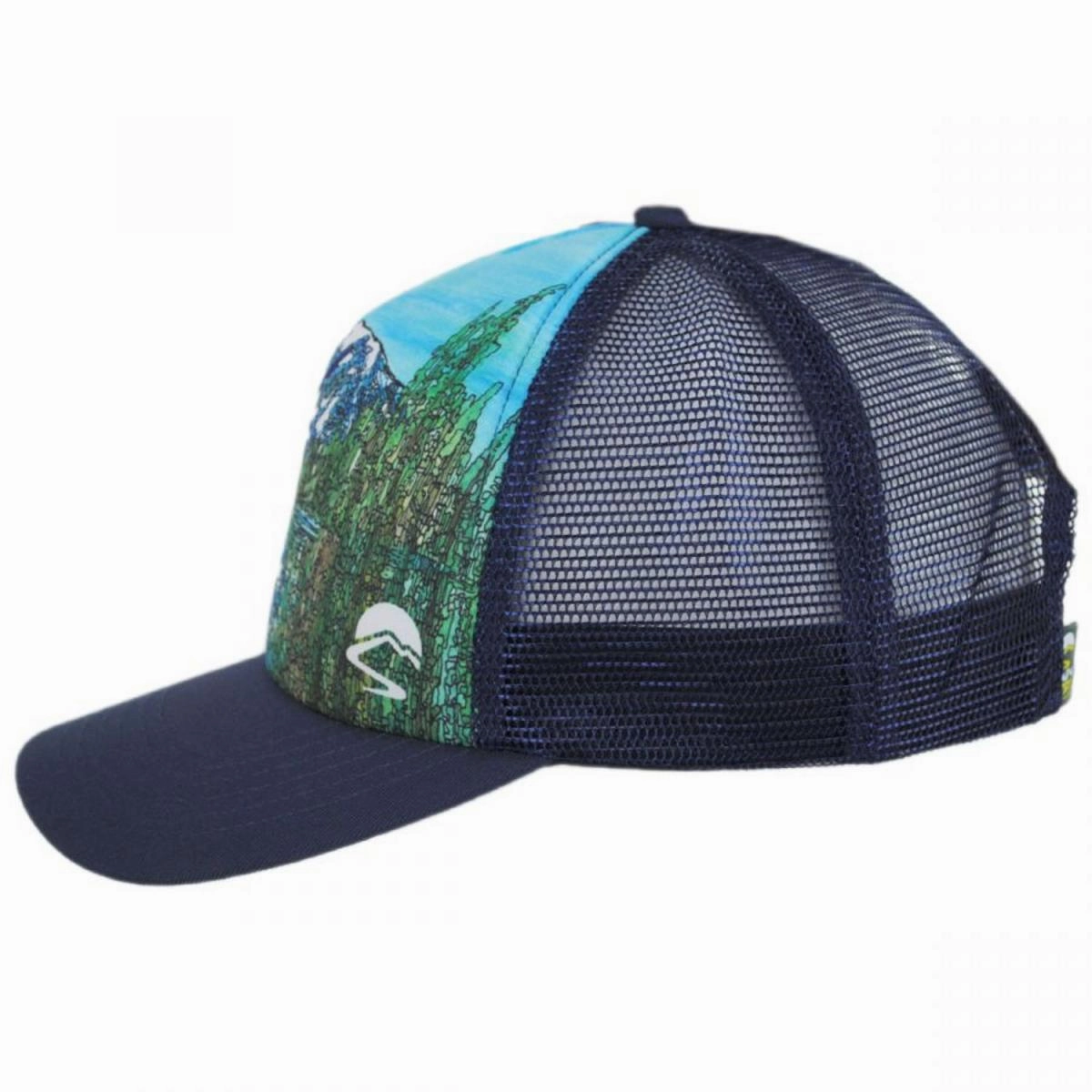 Alpine Reflection Trucker Snapback Baseball Cap