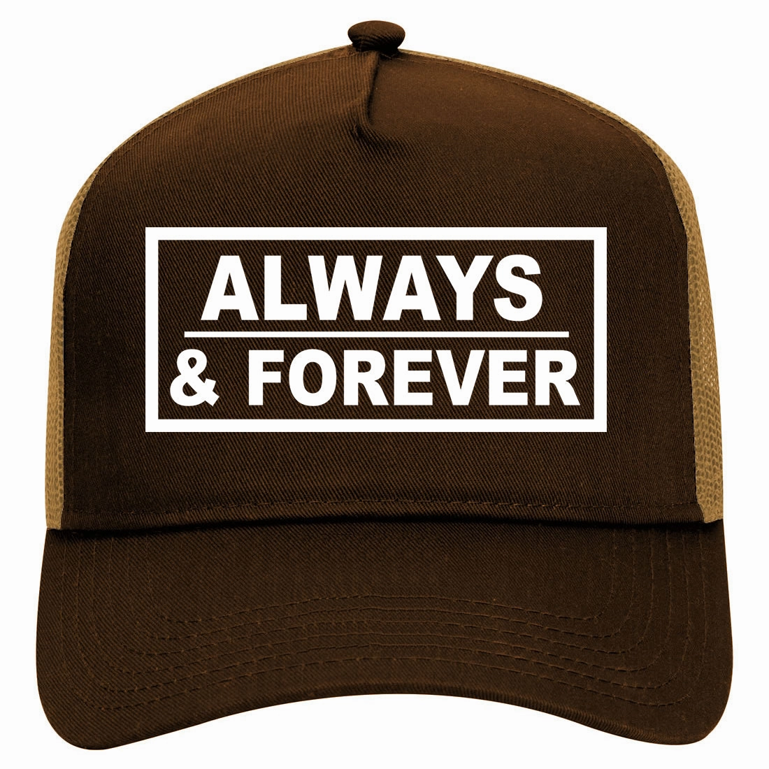 Always And Forever Retro Adult 5 Panel Mesh Trucker Hat