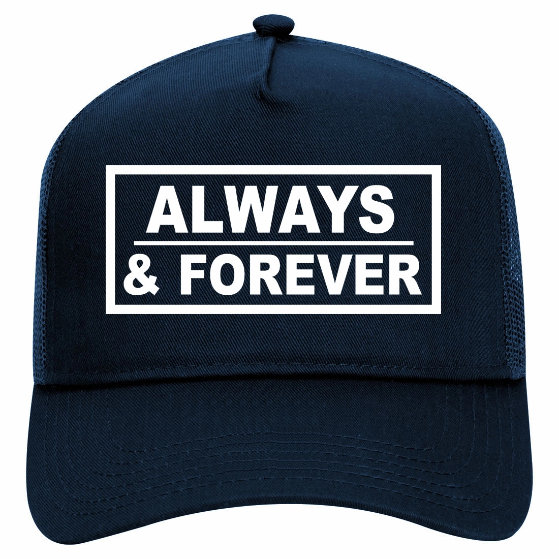 Always And Forever Retro Adult 5 Panel Mesh Trucker Hat