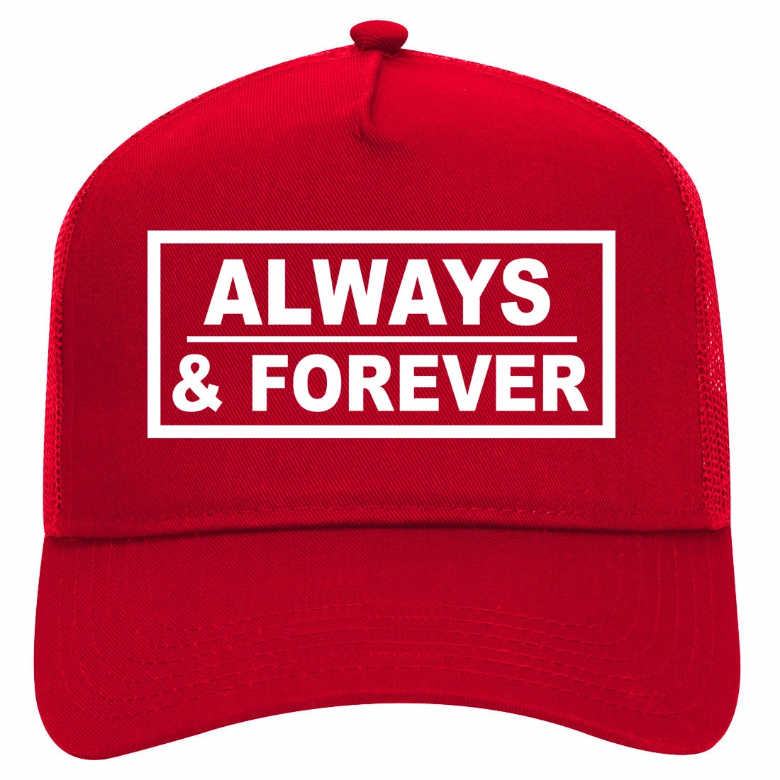 Always And Forever Retro Adult 5 Panel Mesh Trucker Hat