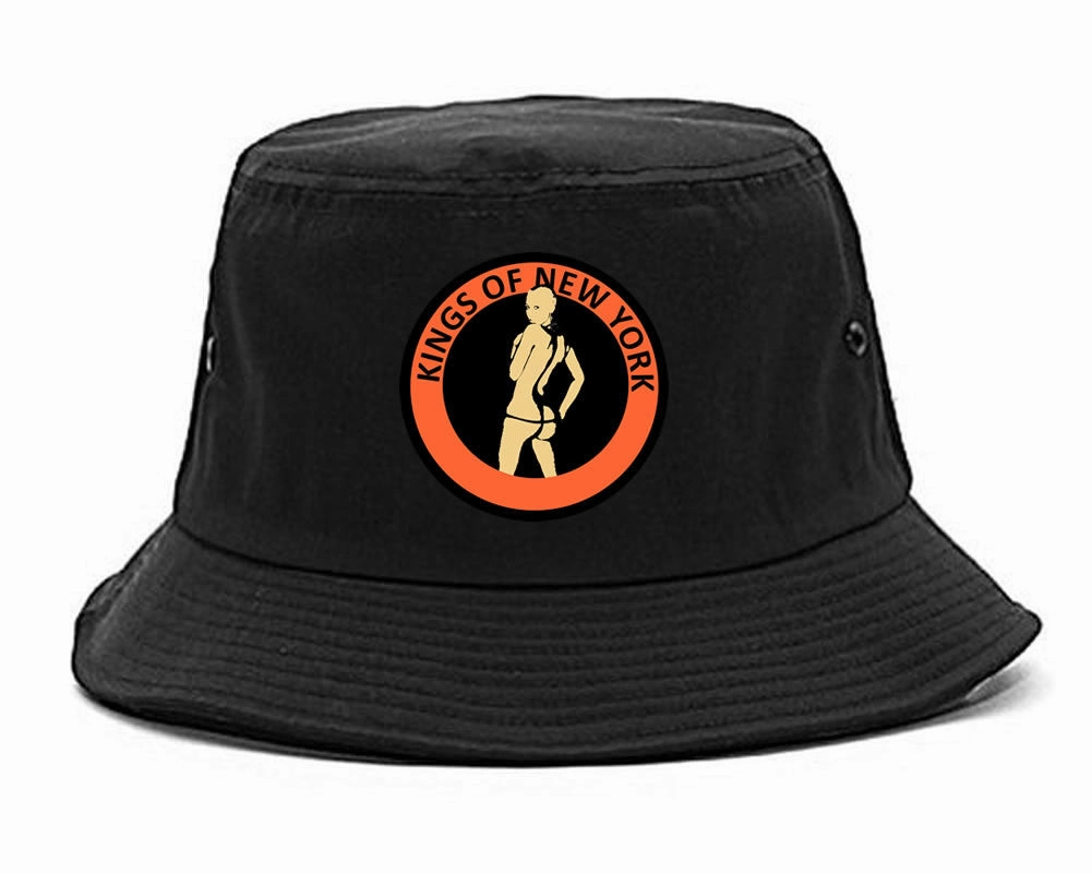 Amber Twerk Kings Of New York Logo Bucket Hat