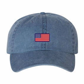 American Flag Embroidered Hat