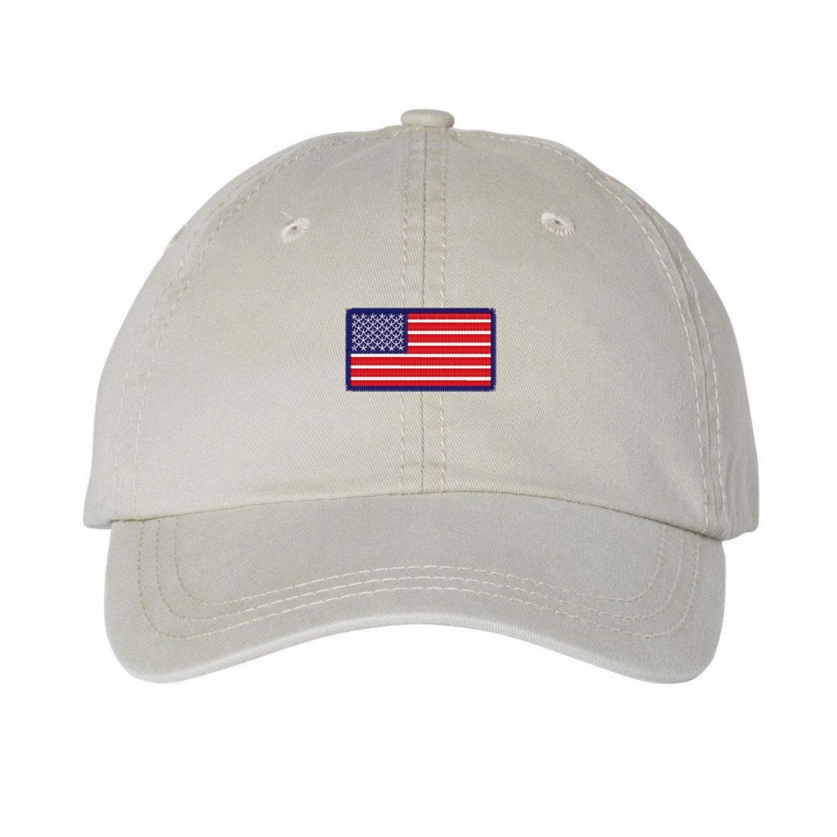 American Flag Embroidered Hat