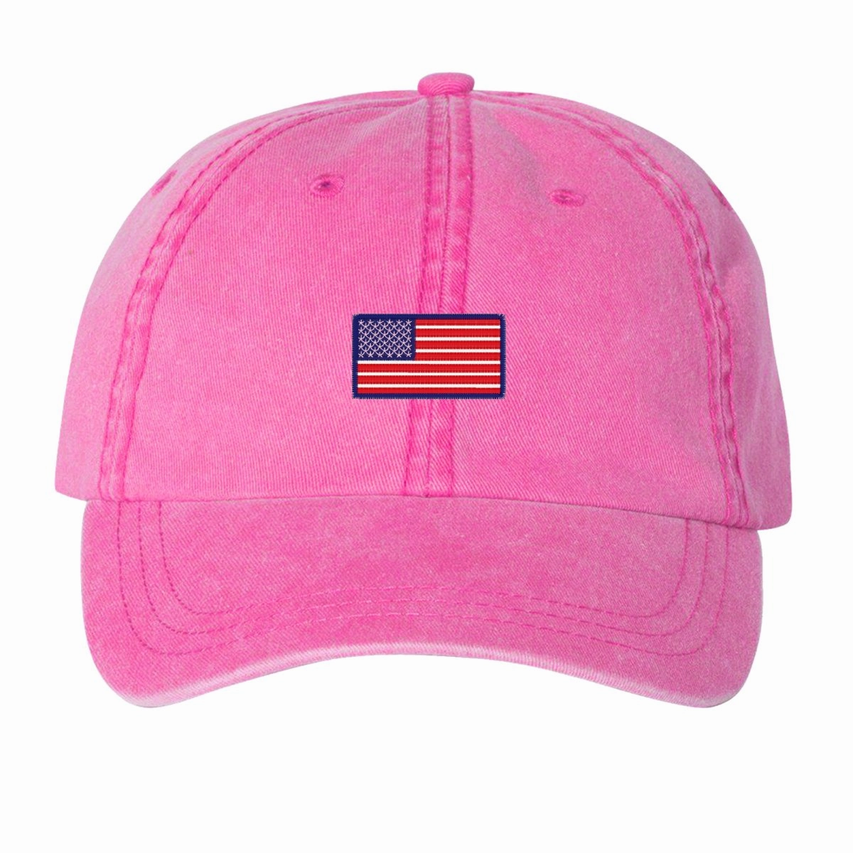 American Flag Embroidered Hat