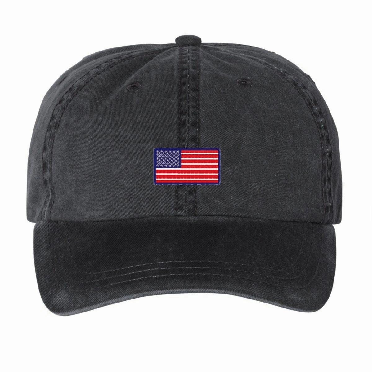American Flag Embroidered Hat