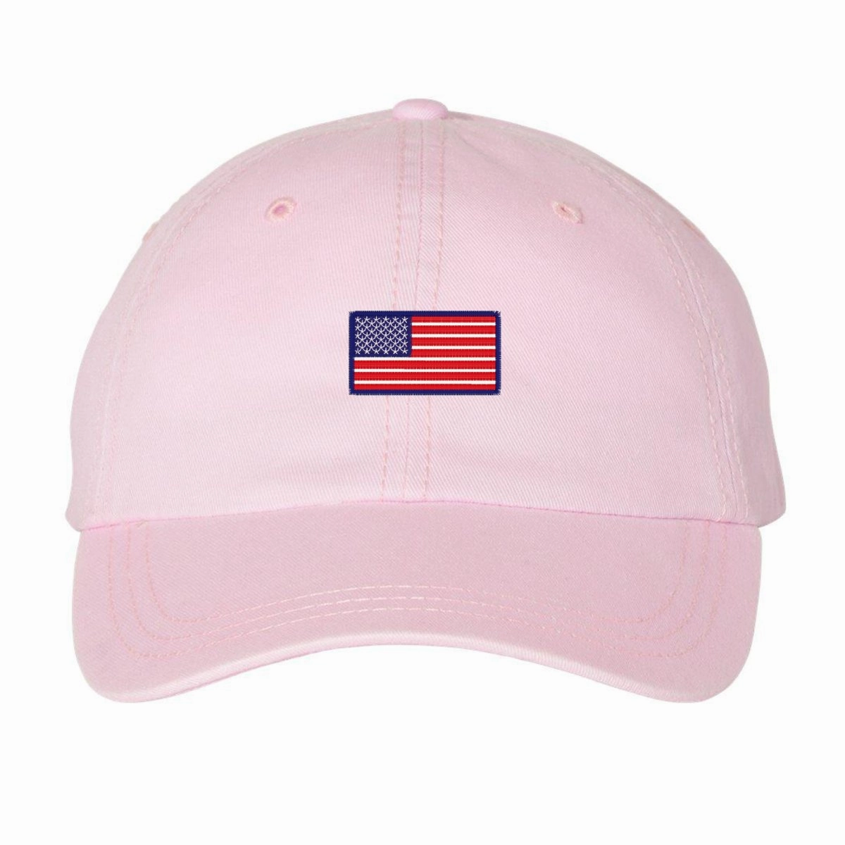 American Flag Embroidered Hat