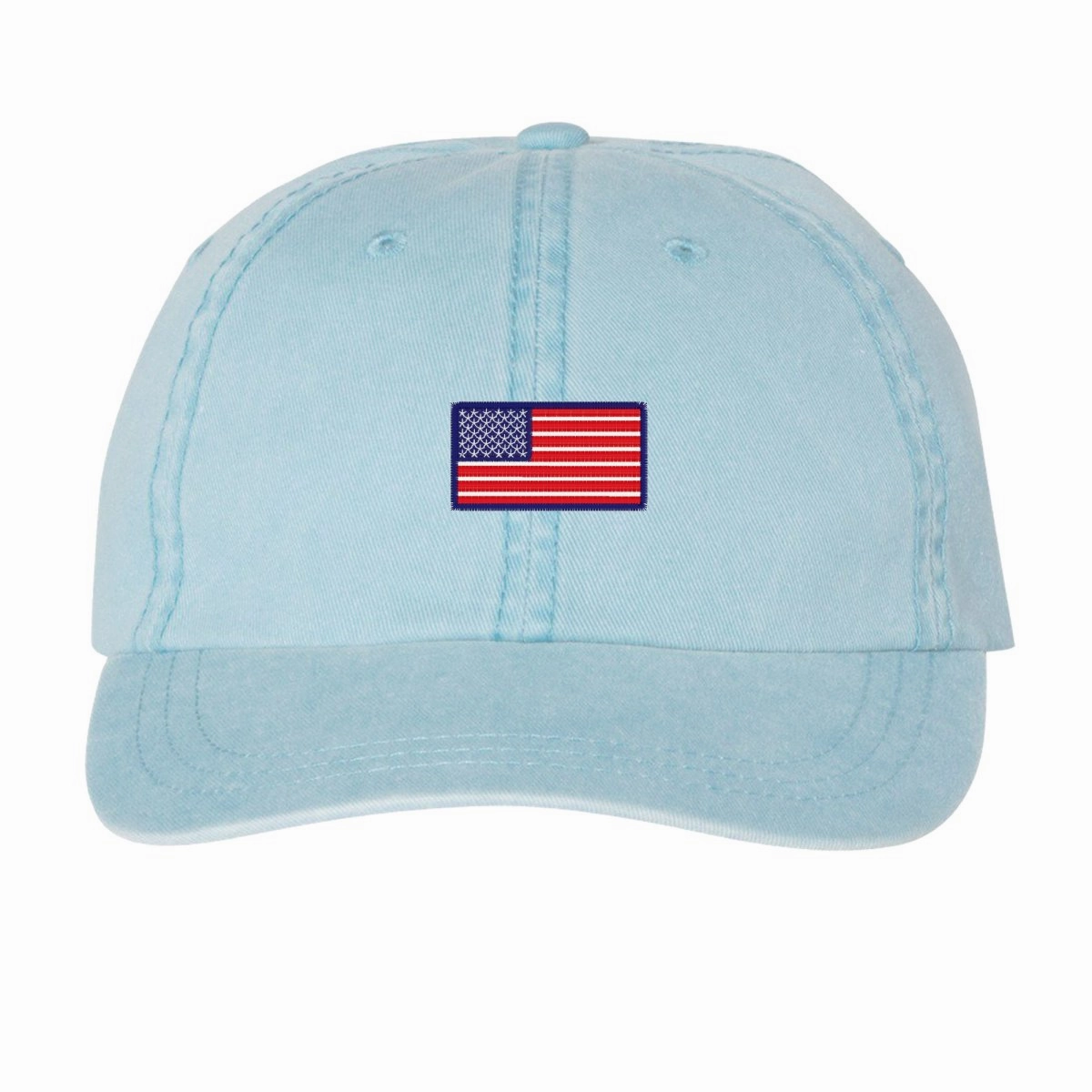 American Flag Embroidered Hat