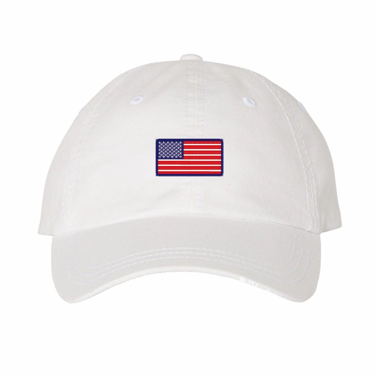 American Flag Embroidered Hat