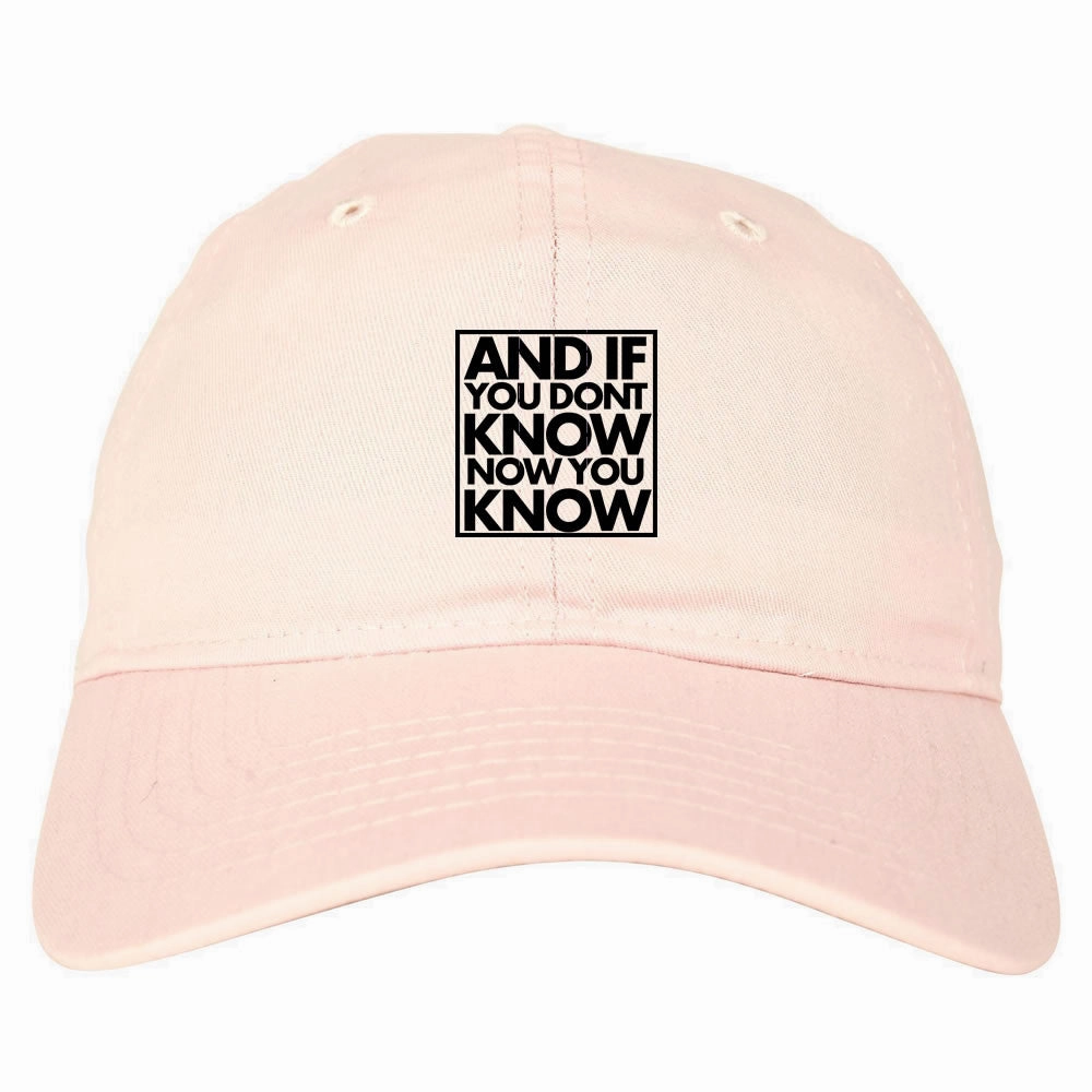And If You Don't Know Now You Know Dad Hat