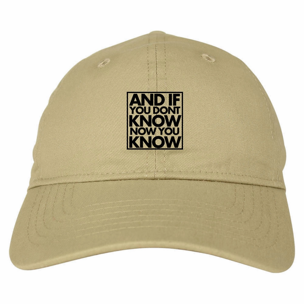 And If You Don't Know Now You Know Dad Hat