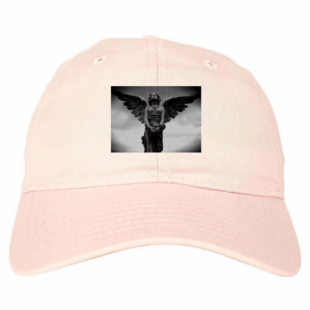 Angel Statue Wings Dark Goth Dad Hat Cap