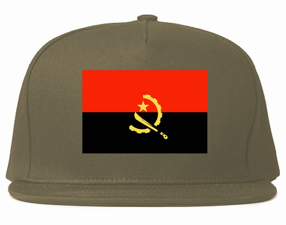Angola Flag Country Printed Snapback Hat Cap