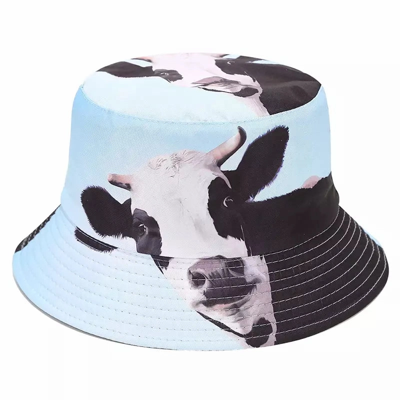 Animal Faces Reversible Bucket Hat
