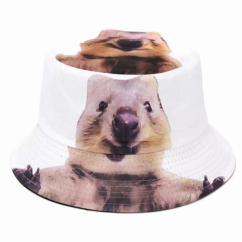 Animal Faces Reversible Bucket Hat
