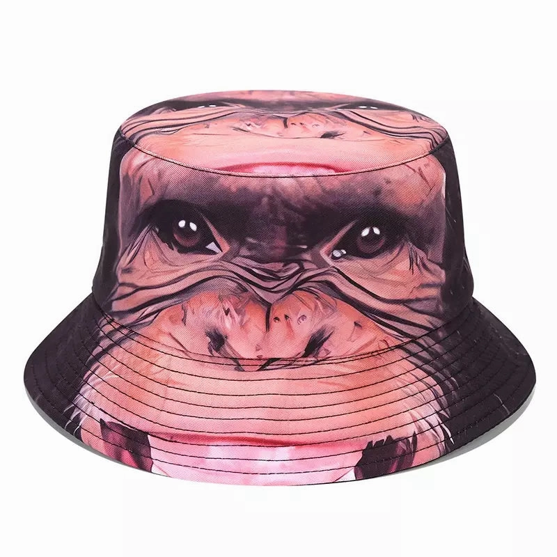 Animal Faces Reversible Bucket Hat