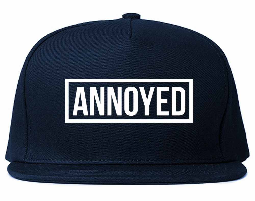 Annoyed Mens Snapback Hat