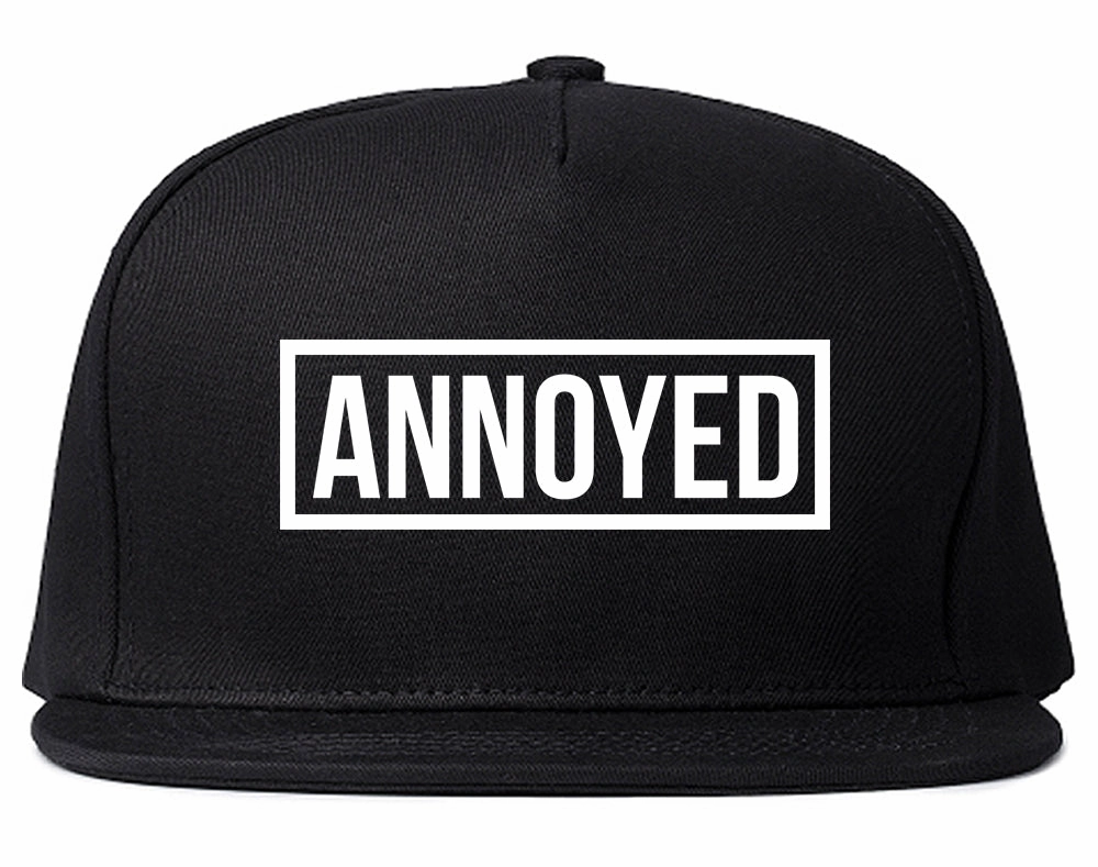 Annoyed Mens Snapback Hat