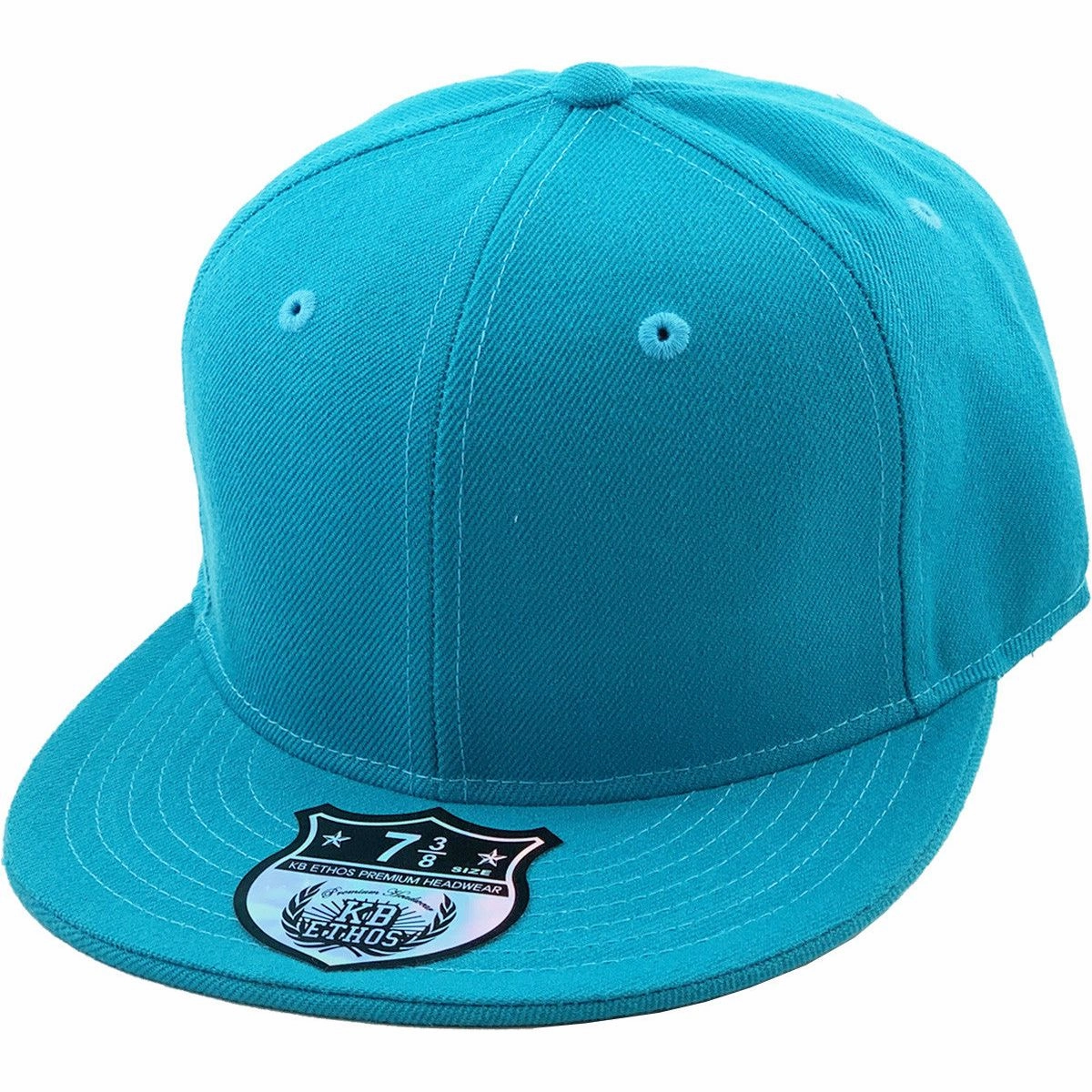 Aqua- Structured and Fitted Baseball Cap