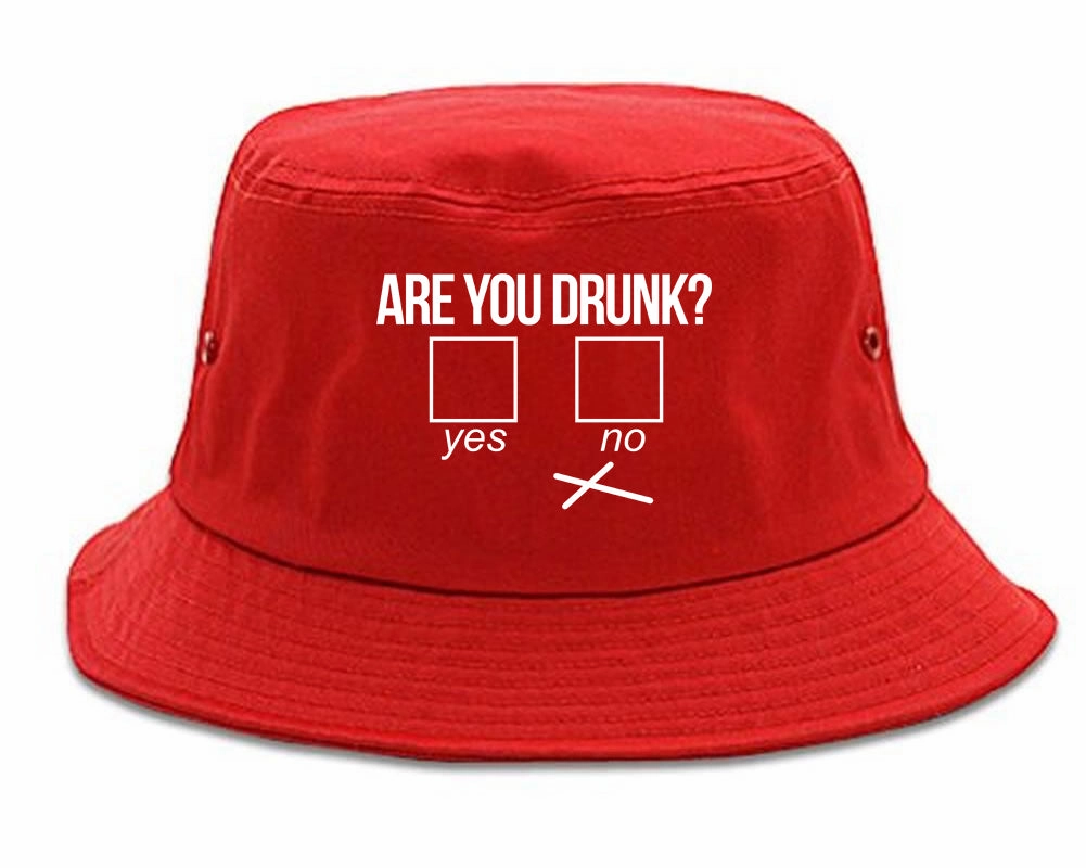 Are You Drunk Funny Beer Drinking Party Mens Bucket Hat