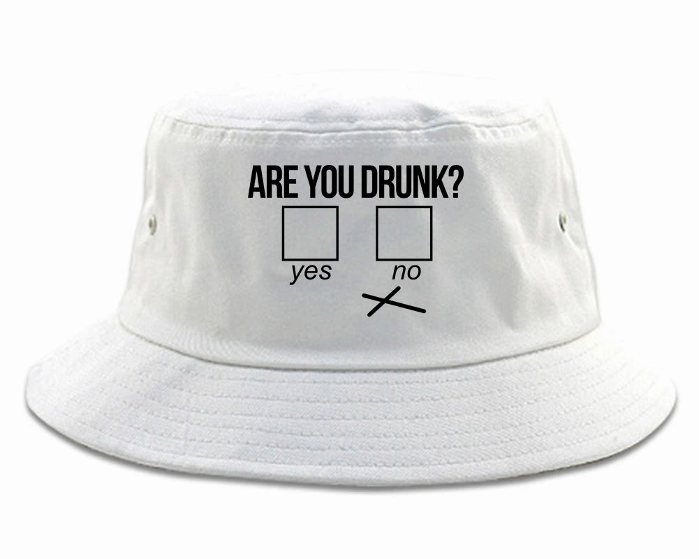 Are You Drunk Funny Beer Drinking Party Mens Bucket Hat