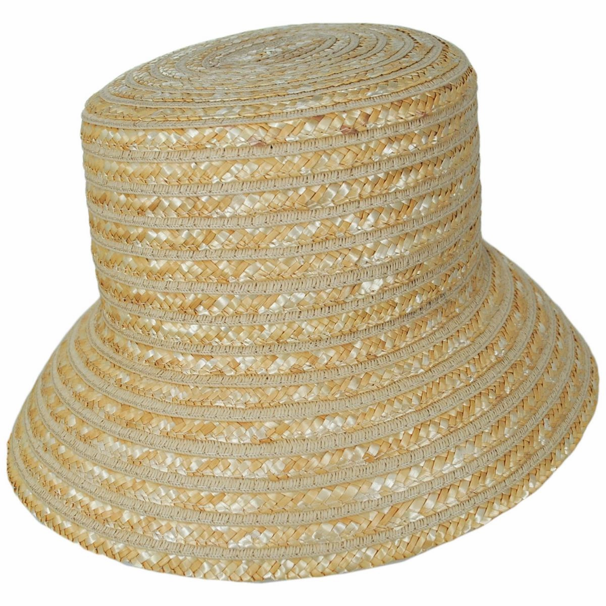 Aria Milan Straw Bucket Hat