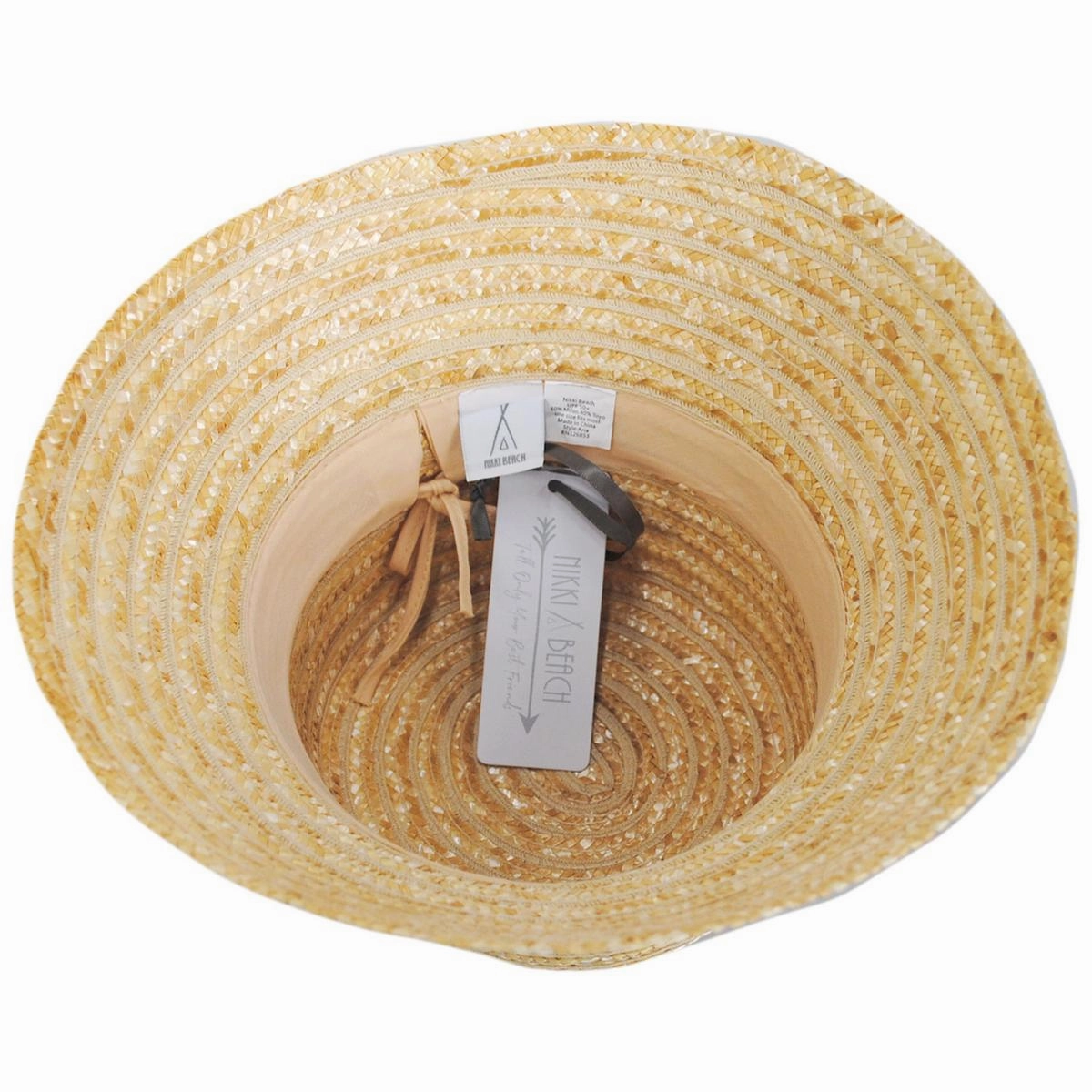 Aria Milan Straw Bucket Hat
