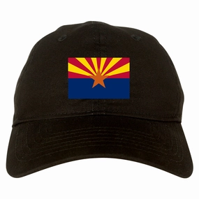 Arizona State Flag AZ Chest Mens Dad Hat