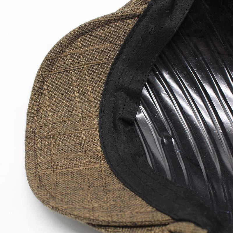 Arlington Plaid Cotton Flat Cap