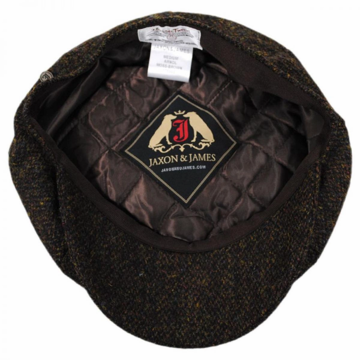 Arnol Harris Tweed Wool Newsboy Cap
