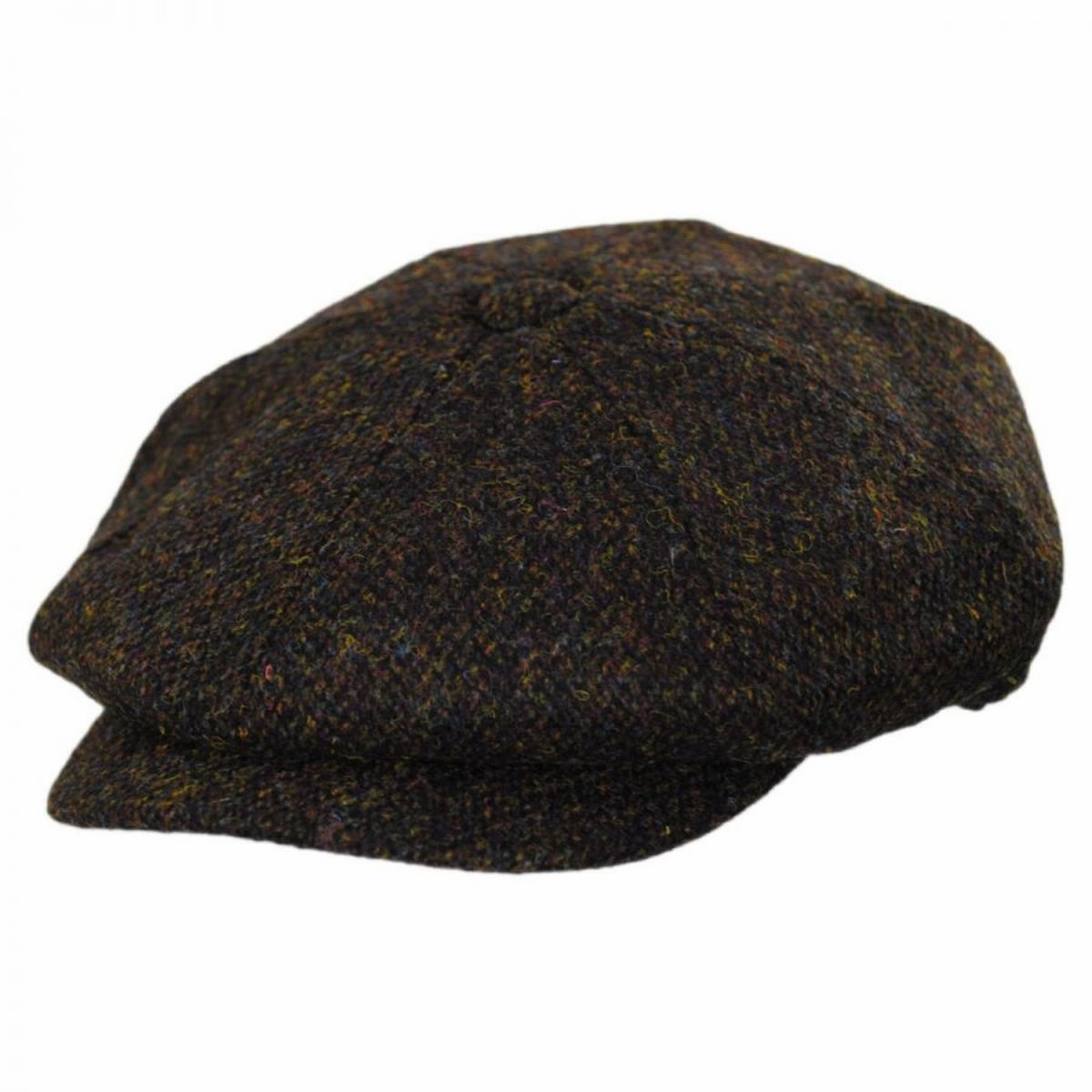 Arnol Harris Tweed Wool Newsboy Cap