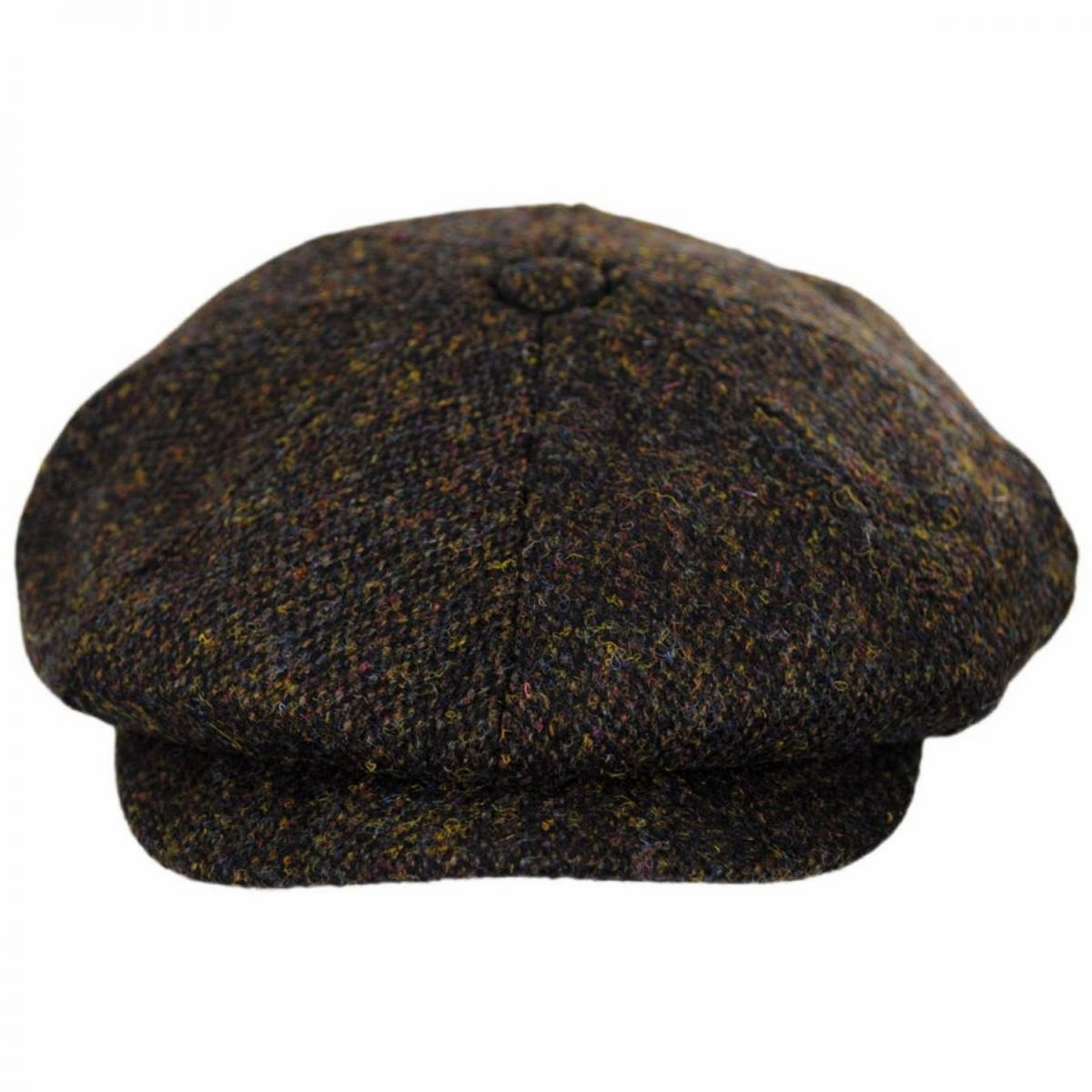 Arnol Harris Tweed Wool Newsboy Cap