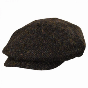 Arnol Harris Tweed Wool Newsboy Cap