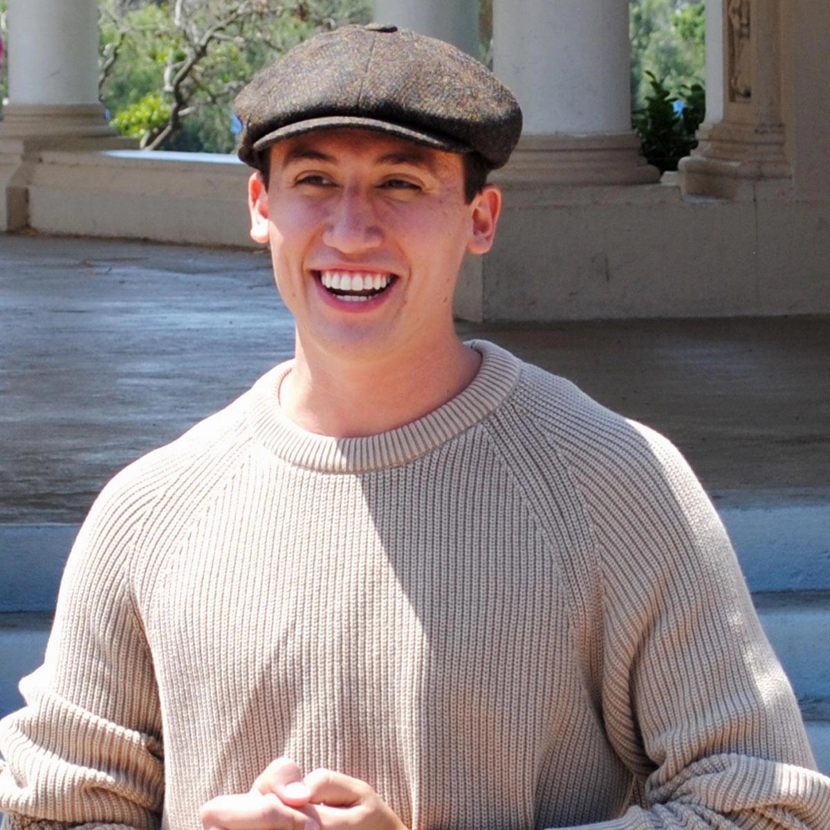 Arnol Harris Tweed Wool Newsboy Cap
