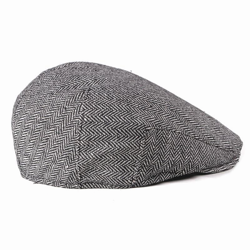 Asis Herringbone Cotton Flat Cap