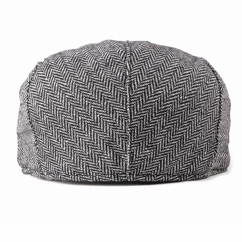 Asis Herringbone Cotton Flat Cap