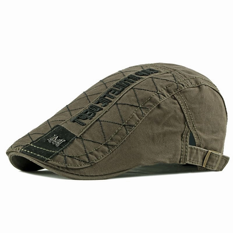 Athletic Retro Rhombuses Flat Cap