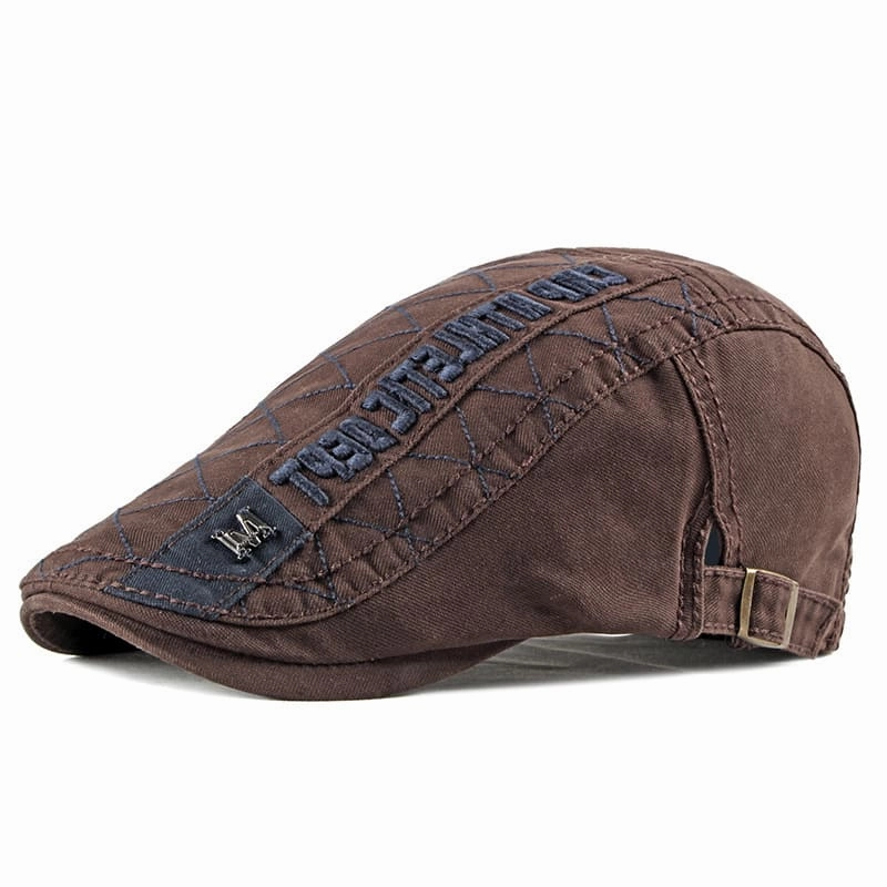 Athletic Retro Rhombuses Flat Cap