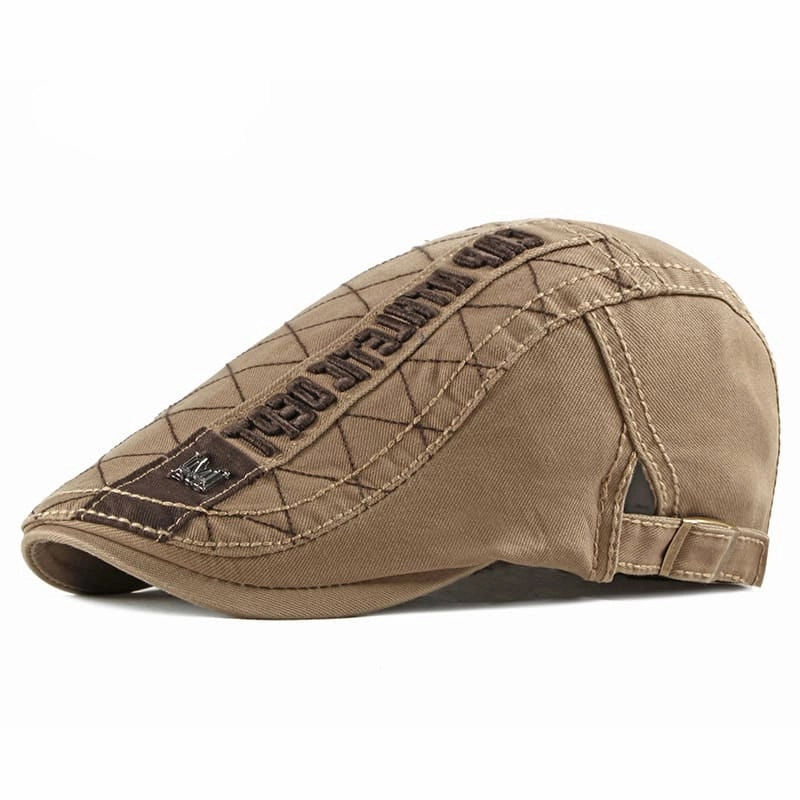 Athletic Retro Rhombuses Flat Cap