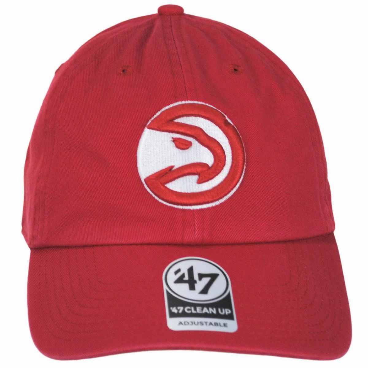 Atlanta Hawks NBA Clean Up Strapback Baseball Cap Dad Hat