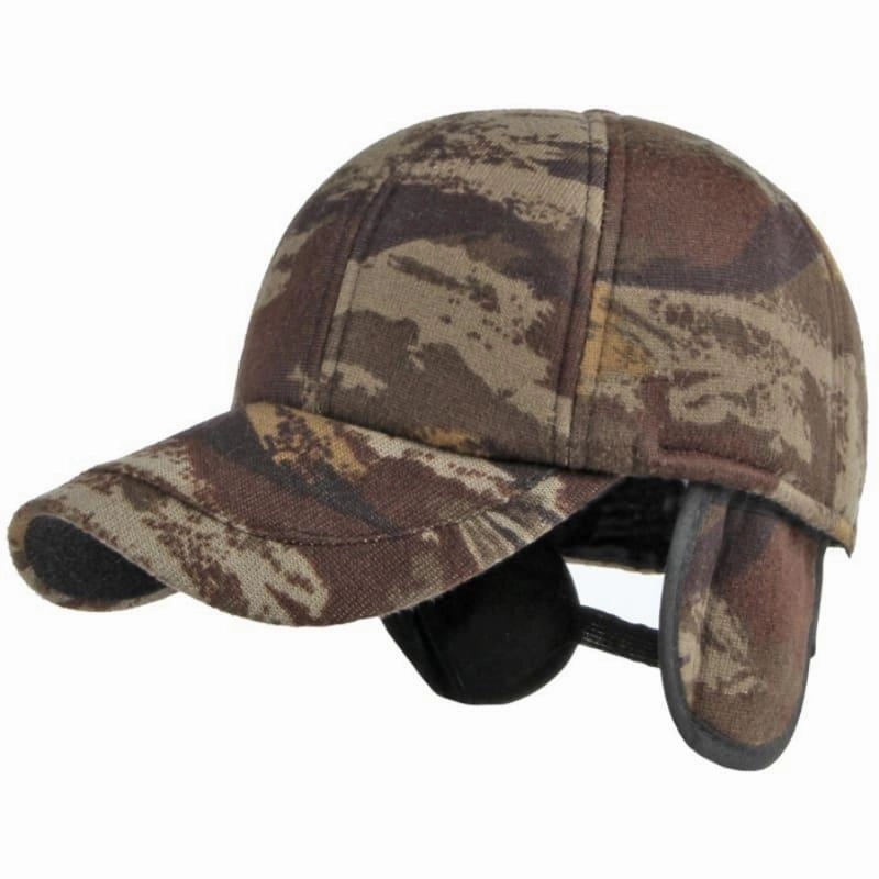 Austin Camouflage Earflaps Baseball Cap