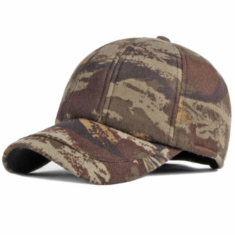 Austin Camouflage Earflaps Baseball Cap