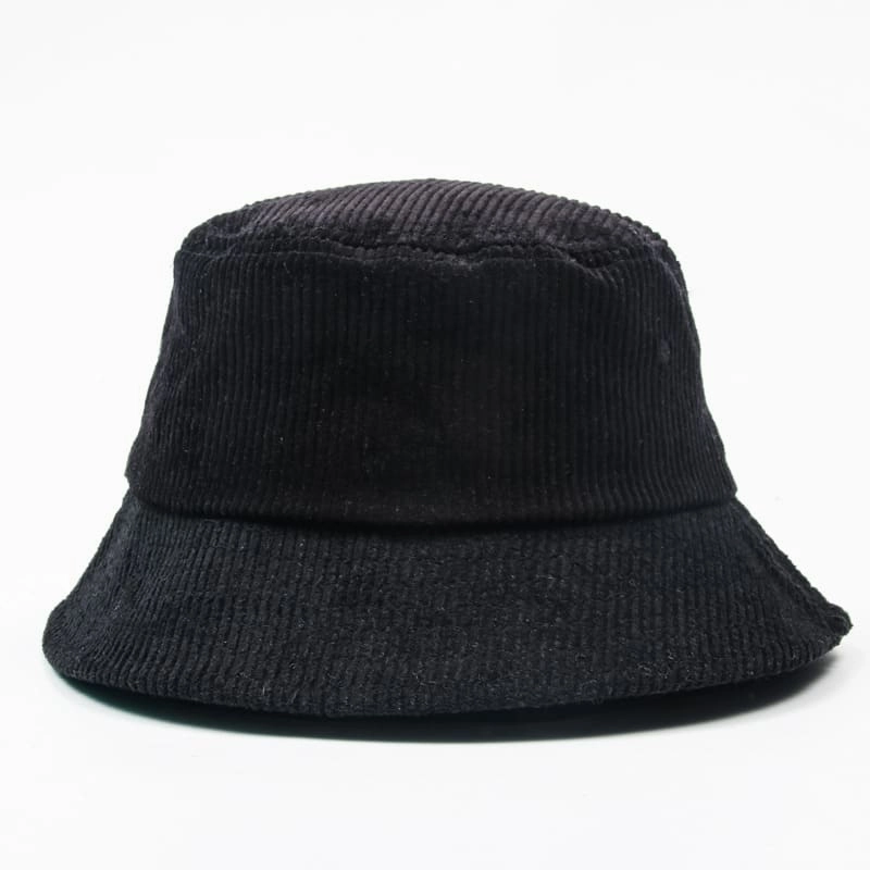 Autumn Plain Corduroy Bucket Hat