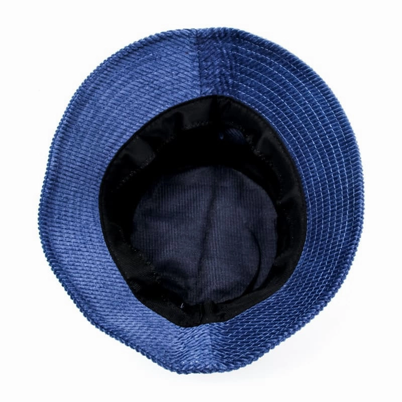 Autumn Plain Corduroy Bucket Hat