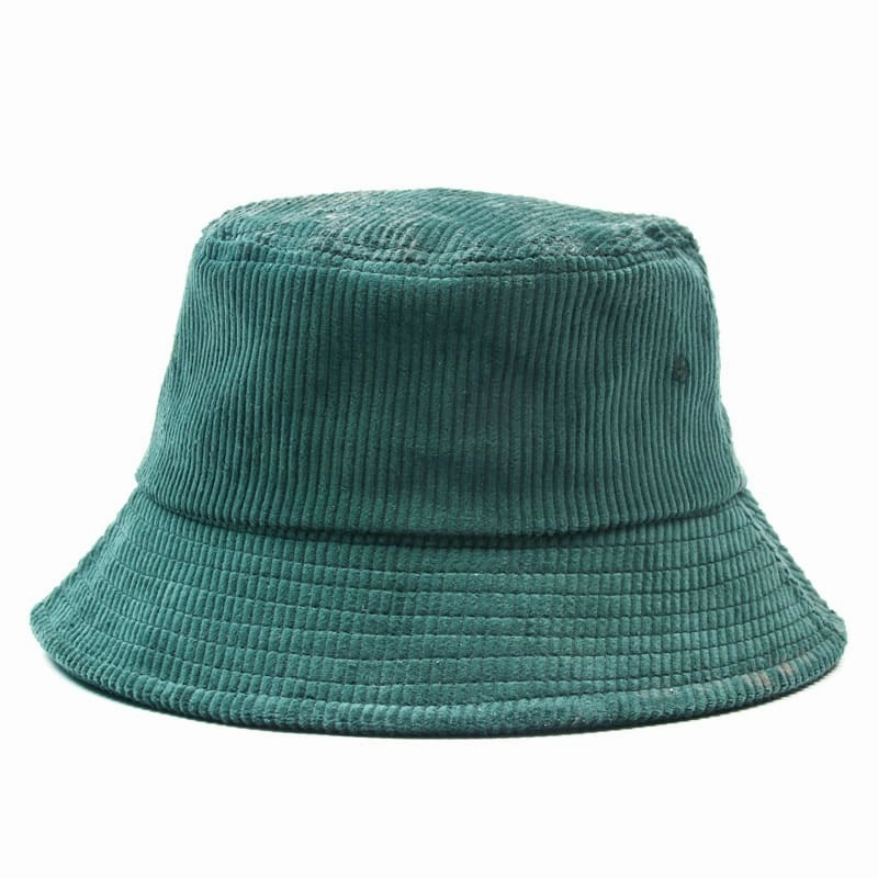 Autumn Plain Corduroy Bucket Hat