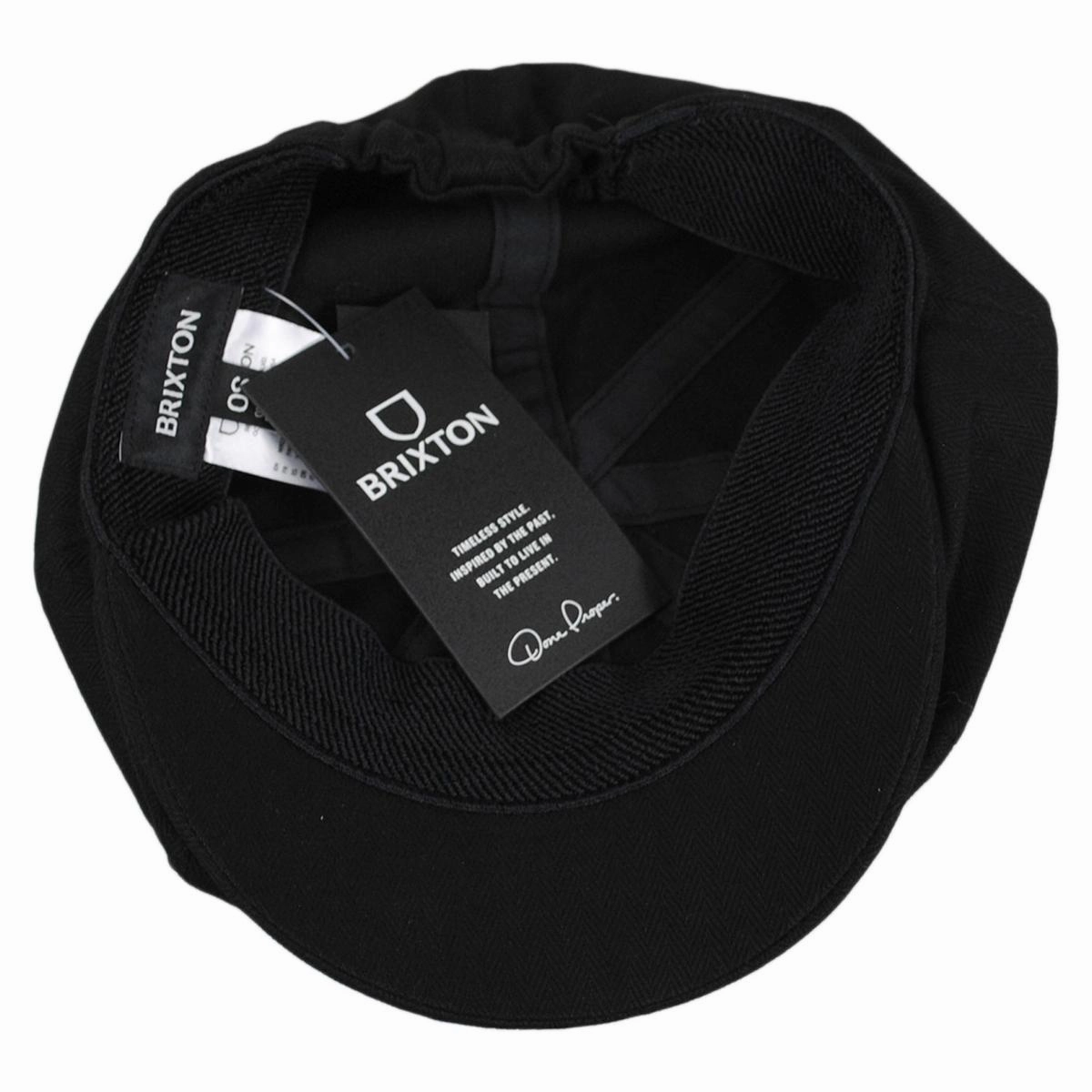 Baby Brood Tonal Herringbone Cotton Newsboy Cap