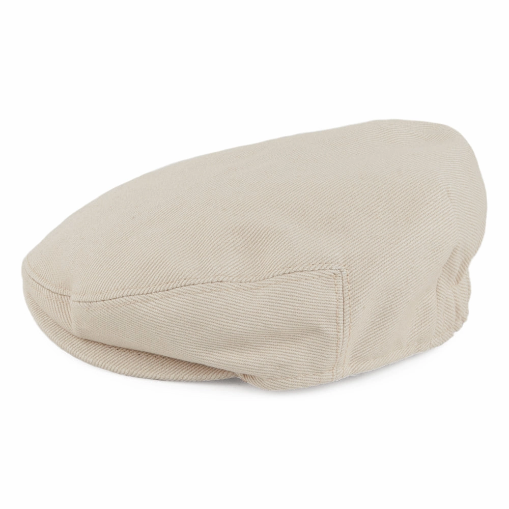 Baby Cotton Flat Cap - Beige