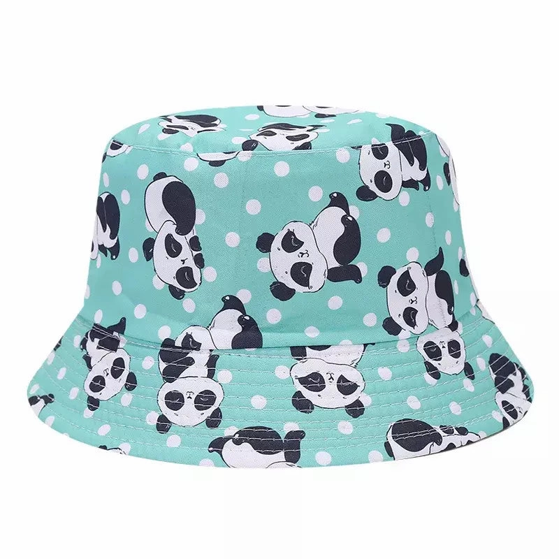 Baby Panda Kids Reversible Bucket Hat