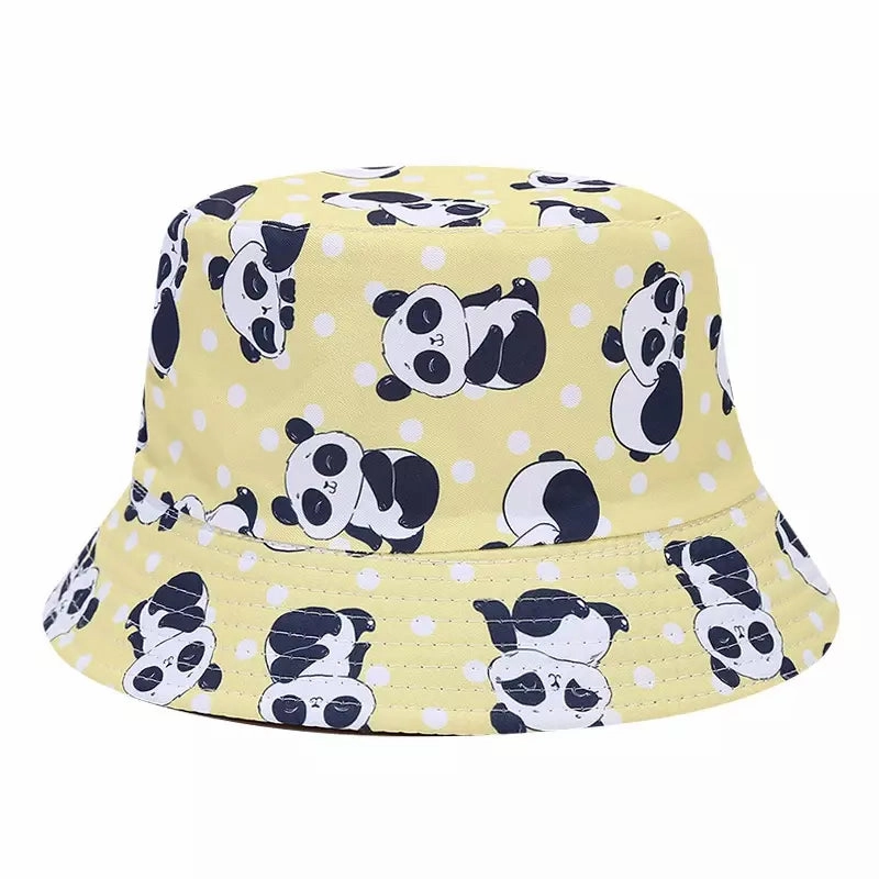 Baby Panda Kids Reversible Bucket Hat
